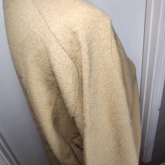 Vintage 60s Australian lambs wool v-neck sweater - Picture 4 of 9